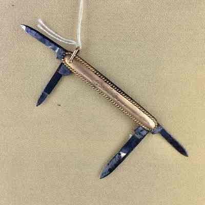 Pocket knife on watch chain of E. R. Fenn, 1909