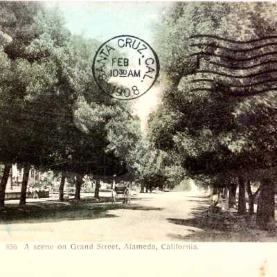 Postcard of Grand Street, 1908