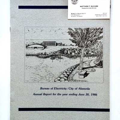 Annual Report of Bureau of Electricity, 1986