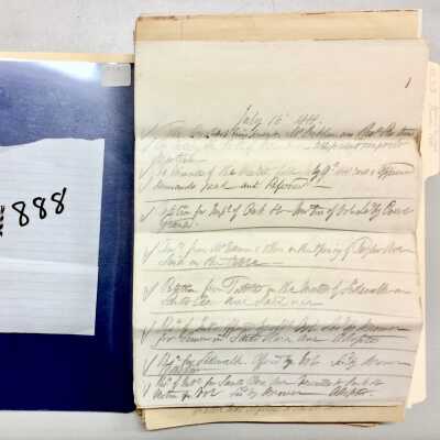 Minutes of meetings of the Board of Trustees, 1888