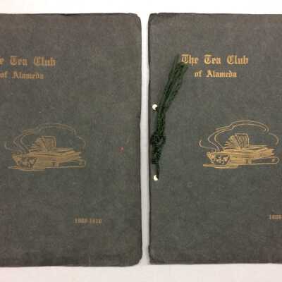 Roster booklets of the Tea Club, 1909 - 1910