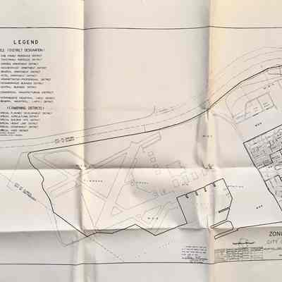 Zoning Map of Alameda, 1962