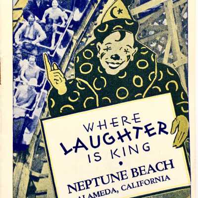 Pamphlet advertising Neptune Beach 'Where Laughter is King', c. 1930s