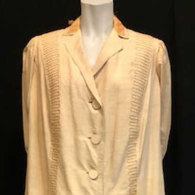 Full Length Pongee Suit Coat, 1912-1915