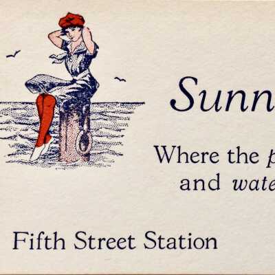'Sunny Cove' advertisement, prior 1947