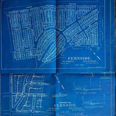 Maps of the Fernside section, June 1925