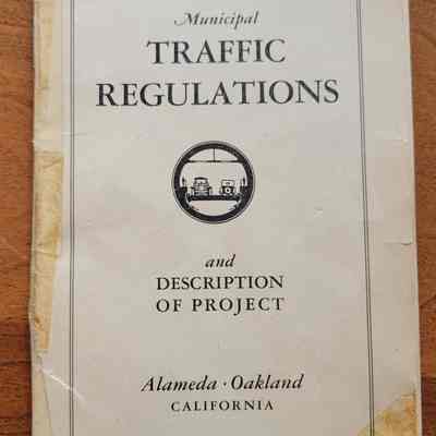 Posey Tube Traffic Regulations