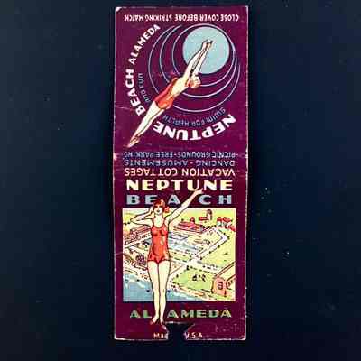 Neptune Beach Matchbook Cover, 1920s-1930s