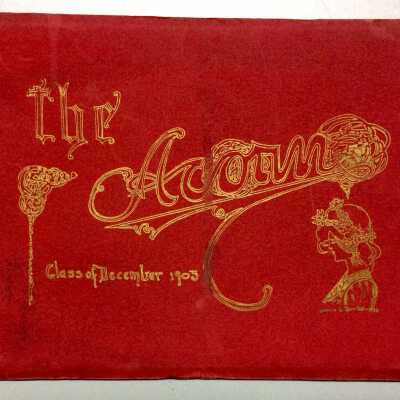 Alameda High School Year Book, 'The Acorn', Dec. 1903