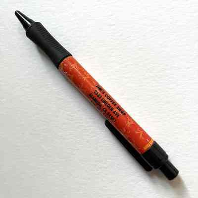 Ballpoint Pen advertising Jim's Coffee Shop, c. 2000
