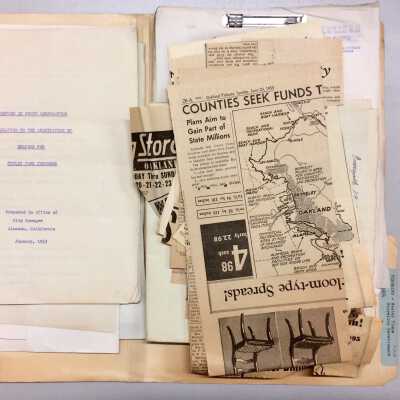 Folder 'Planning Master Plan for Development', 1953-1954