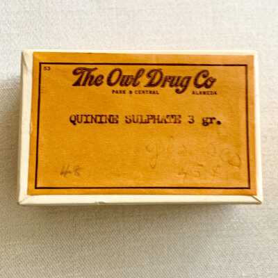 Cardboard Pill box from Owl Drug Company Store
