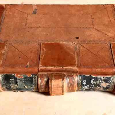 Ledger book with Minutes of the Board of Education, 1880-1884