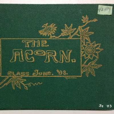 Alameda High School 'Acorn' Yearbook for the Class of June, 1903