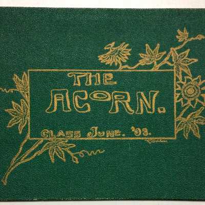 Alameda High School 'The Acorn' yearbook, 1903
