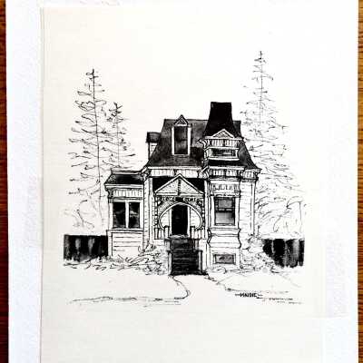 Prints of 3214 Encinal Ave by Marion ('Maidie') Morrison, prior to 2003