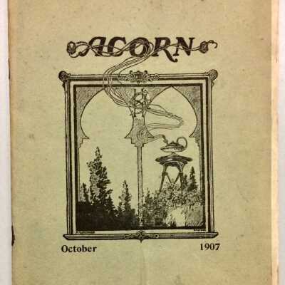 Alameda High School 'Acorn' for October 1907