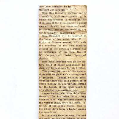 Clippings collected by Dorothy Blake Dyer about social events , 1910-1920