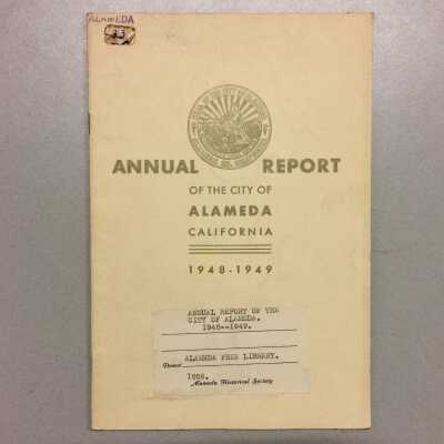 'Annual Report' of the City of Alameda, 1948-1949