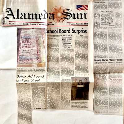 Clipping about the Borax Company, 2002