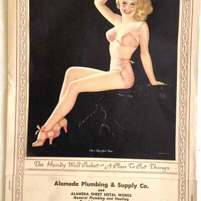 Advertising Calendar from the Alameda Plumbing & Supply Co., 1949