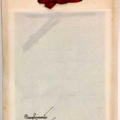 Facsimile of grant to Standford University from AHS Cornerstone box, 1902