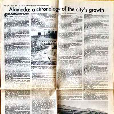 'A Chronology of the City's Growth', Times-Star, 1980