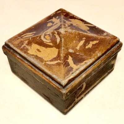 Newel post cap from Haight school, c. 1911