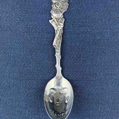 Banff souvenir demitasse spoon of the Meyers family, 1904