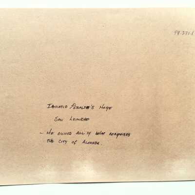 Verso of x