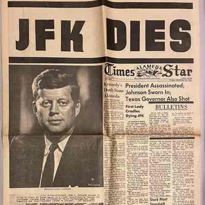 Pages of Alameda Times Star, edition of November 22, 1963