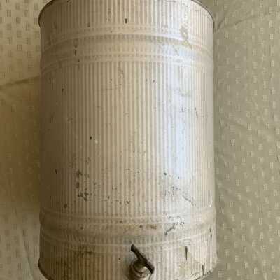 Metal beverage container made by the BOYCO company, c. 1920-1930s