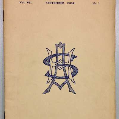 Alameda High School Monthly 'Acorn' for September 1904