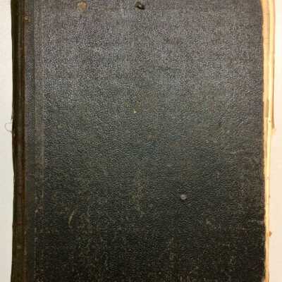 Notebook with first Minutes of the Adelphian Club, 1896-1901