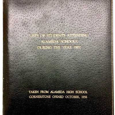 List of Students attending Alameda Schools during the year 1902