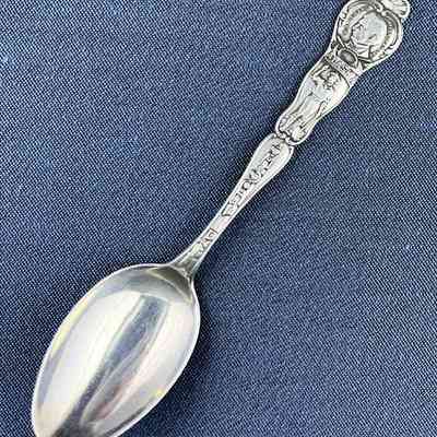 Alaska state souvenir teaspoon from the Meyers family, c. 1900