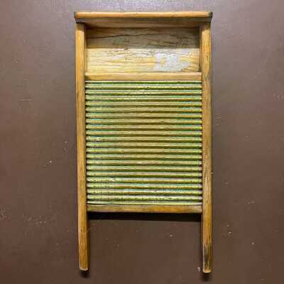 Washboard from the Meyers House Basement Laundry Tub, prior 1997