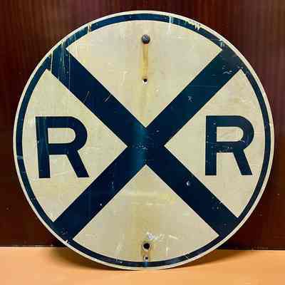 Railroad Crossing Sign for the Belt Line, c. 1970s