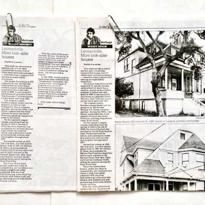 Photocopy of articles about Leaonardville, by Woody Minor, 1993