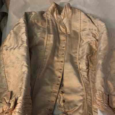Wedding gown of Caroline Chipman Dwinelle, c. 1877