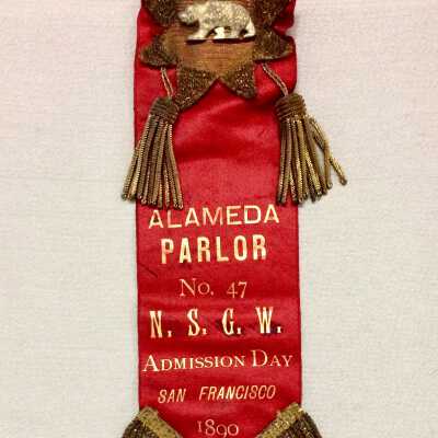 Membership badge Native Sons of the Golden West, Lodge 47, 1890