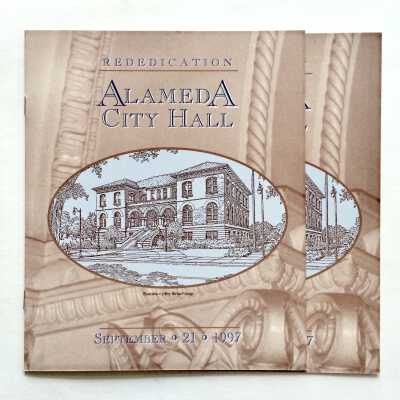 Souvenir booklet 'Rededication of the Alameda City Hall', 1997
