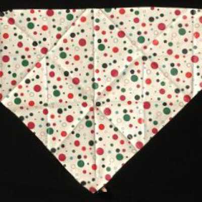 Polka-dot scarf worn by officers of the Girls Athletic Association of Alameda High School, 1955-1956