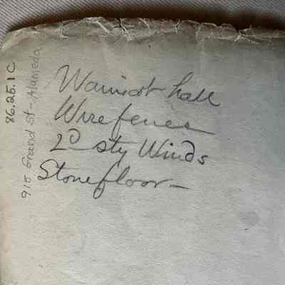 Detail verso of C