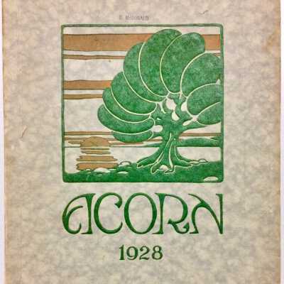 1928 Alameda High School 'Acorn' Yearbook of Doris McDonald