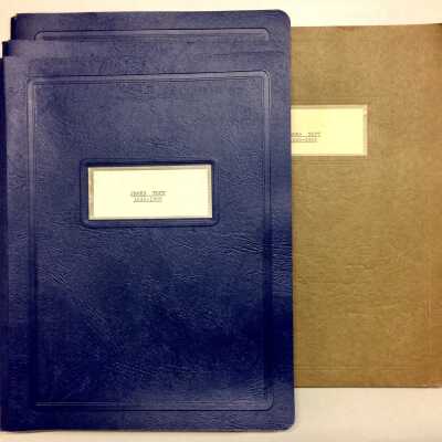 Folders with biography of James Tuft (1826-1909), 1967