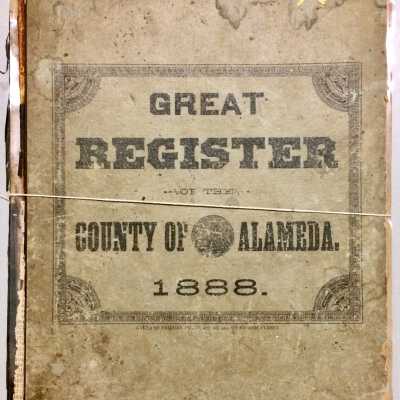 Voters Great Register of Alameda County, 1888