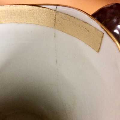 Repaired crack