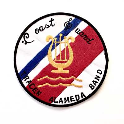 Uniform Patch, Coast Guard Tracen, Alameda Band, prior 1982
