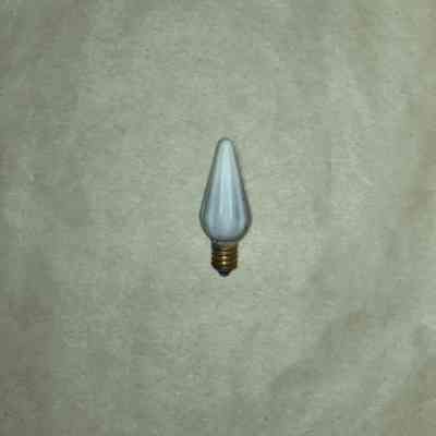 Vintage White Christmas Light Bulbs, c. 1960s